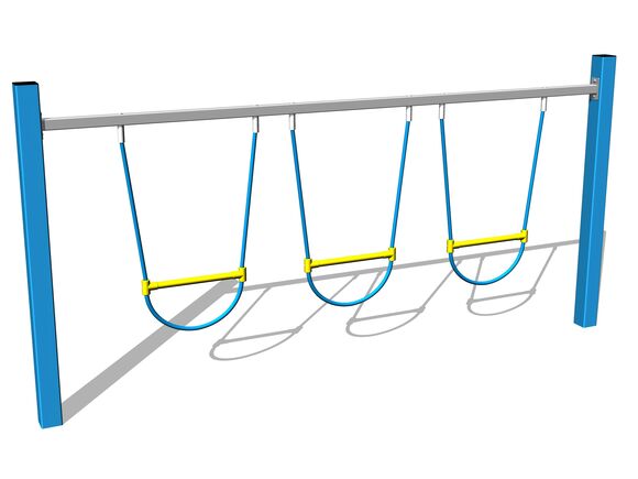 Opičia dráha Balančný lanový had - modrá (v.p. 1 m)