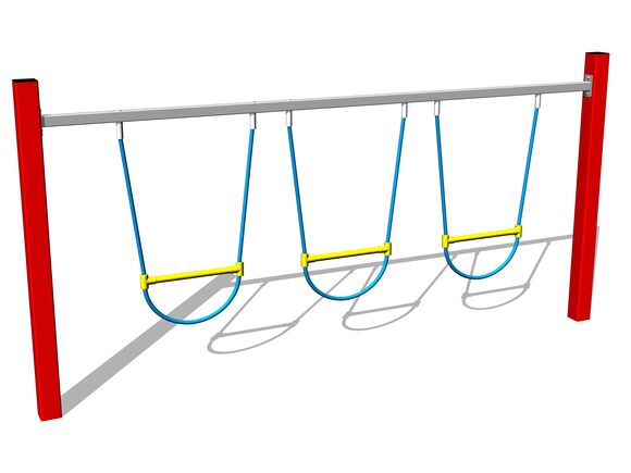 Opičia dráha Balančný lanový had - červená (v.p. 1 m)