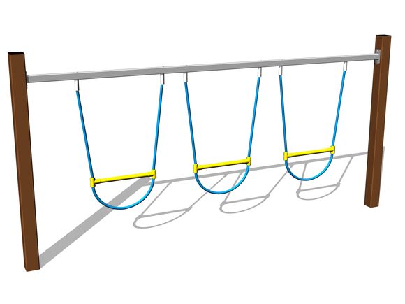 Opičia dráha Balančný lanový had - hnedá (v.p. 1 m)