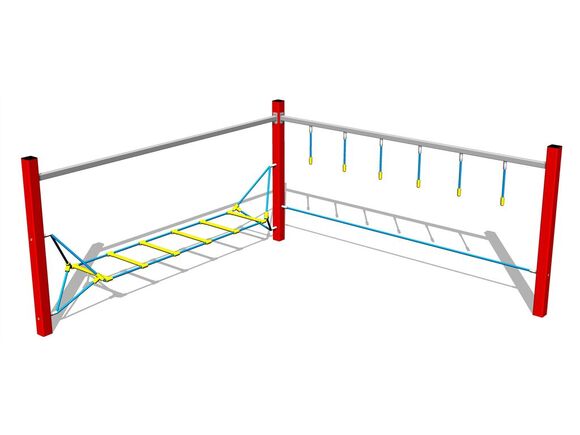 Opičia dráha - červená (v.p. 1 m)