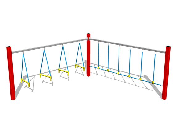 Opičia dráha - červená (v.p. 1 m)