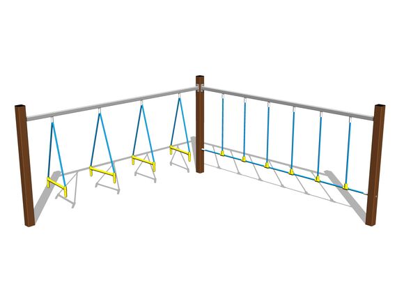 Opičia dráha - hnedá (v.p. 1 m)