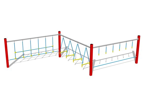 Opičia dráha - červená (v.p. 1 m)