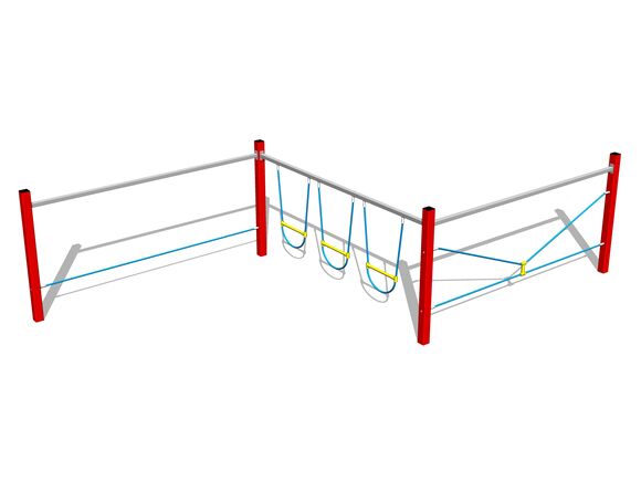 Opičia dráha - červená (v.p. 1 m)
