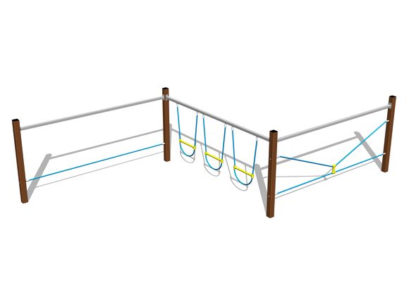 Opičia dráha - hnedá (v.p. 1 m)