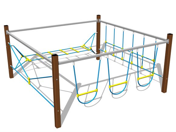 Opičia dráha - hnedá (v.p. 1 m)