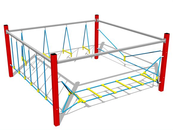 Opičia dráha - červená (v.p. 1 m)