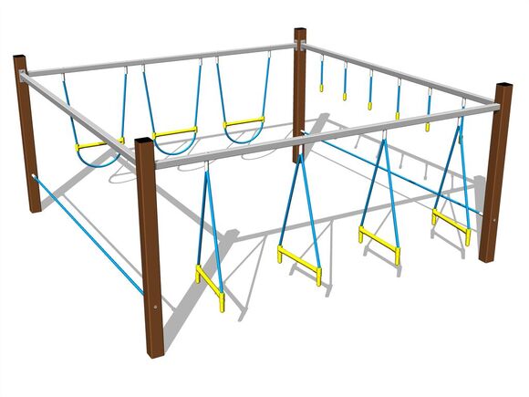 Opičia dráha - hnedá (v.p. 1 m)