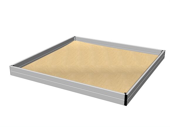 Pieskovisko 3x3 m - strieborná