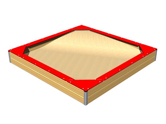 Sedačky na celý obvod pieskoviska 2x2 m SP220DR