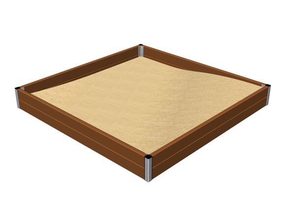 Pieskovisko 2x2 m PI220KW - hnedá