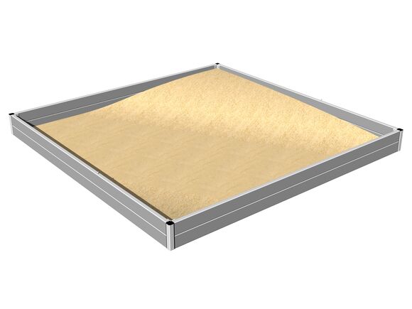 Pieskovisko 3x3 m PI330KS - strieborná