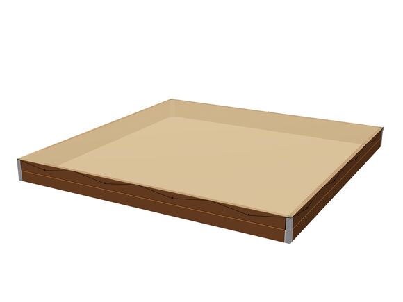 Plachta na zakrytie pieskoviska 3x3 m  PZ332