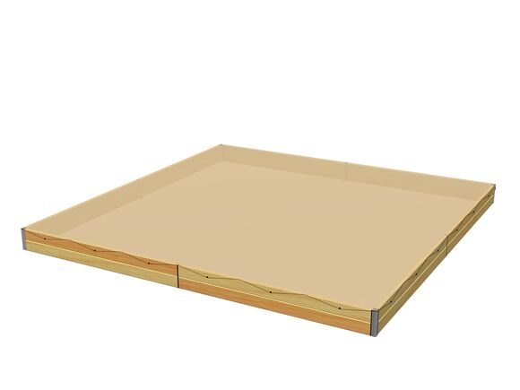 Plachta na zakrytie pieskoviska 4x4 m PZ442D