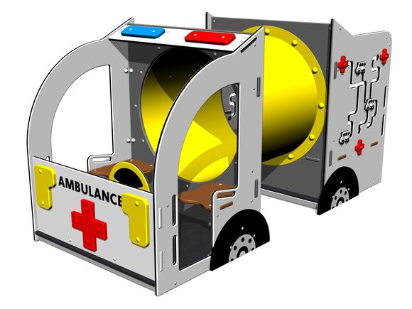 Preliezka s preliezacím tubusom -  Ambulancia PP114K - celokovový