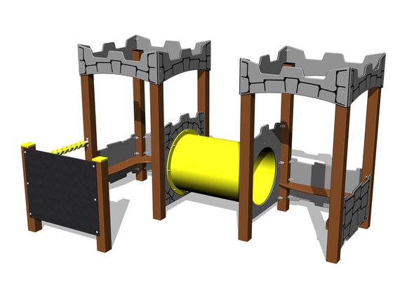 Domček DO350KW - hnedá