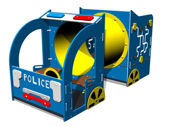 Preliezka s preliezacím tubusom - Policajné auto PP111K - celokovový