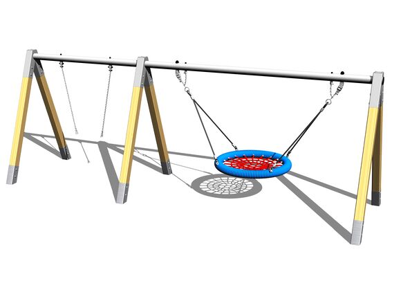 Reťazová dvojhojdačka RH220D (v.p. 1 m)