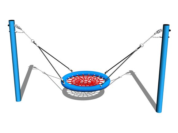 Reťazová hojdačka Hniezdo MINI RH160KB - modrá (v.p. 1 m)