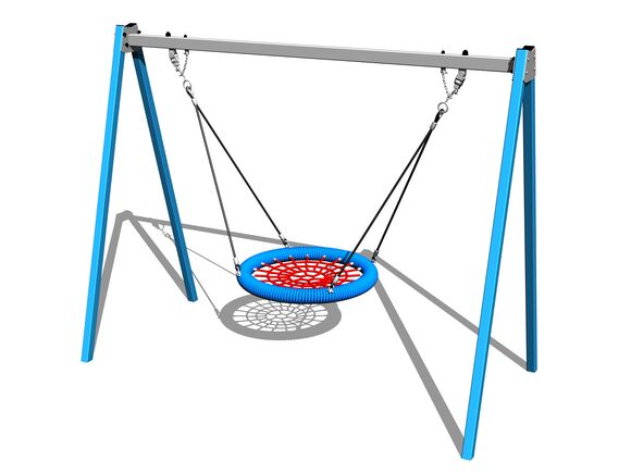 Reťazová hojdačka Hniezdo RH6170KB - modrá (v.p. 1,5 m)