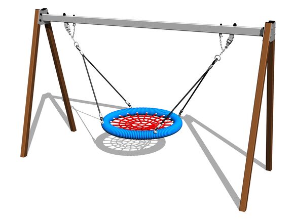 Reťazová hojdačka Hniezdo RH6170KW - hnedá (v.p. 1 m)