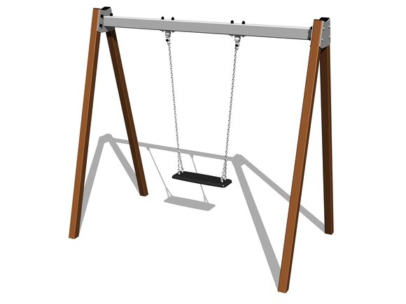 Reťazová hojdačka RH6111KW - hnedá (v.p. 1 m)