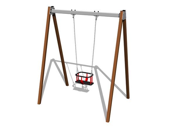 Reťazová hojdačka RH6112KW - hnedá (v.p. 1,5 m)