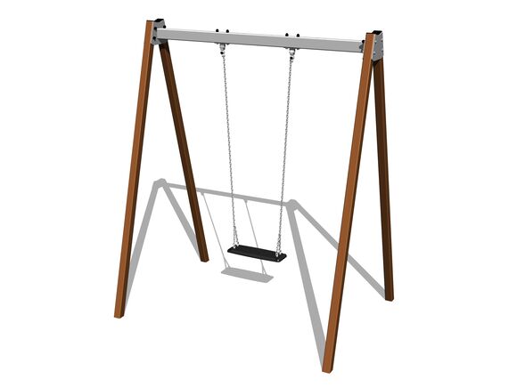 Reťazová hojdačka RH6111KW - hnedá (v.p. 1,5 m)