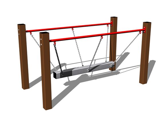 Reťazová lávka RL101KW - hnedá (v.p. 1 m)
