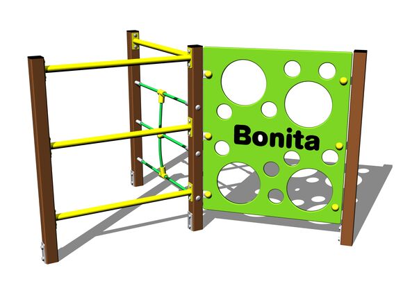 Šplhacia zostava SS314KW - hnedá