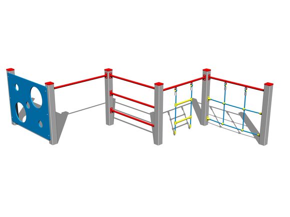 Šplhacia zostava SS8505KS - strieborná