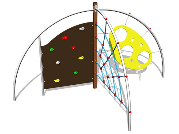 Šplhacia zostava SS8309KW - hnedá