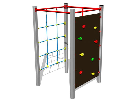 Šplhacia zostava SS8405KS - strieborná