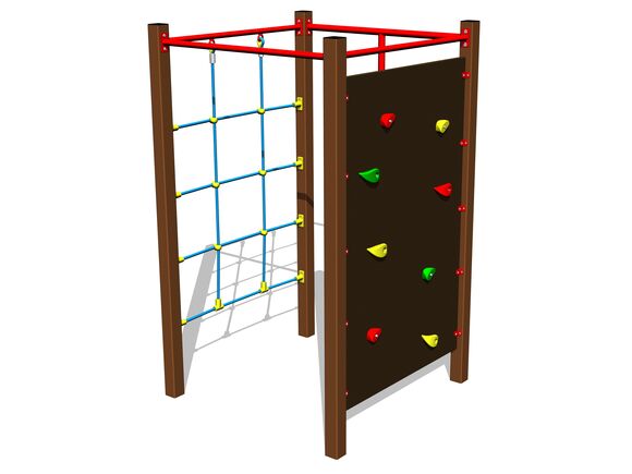 Šplhacia zostava SS8405KW - hnedá