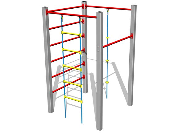 Šplhacia zostava SS8406KS - strieborná