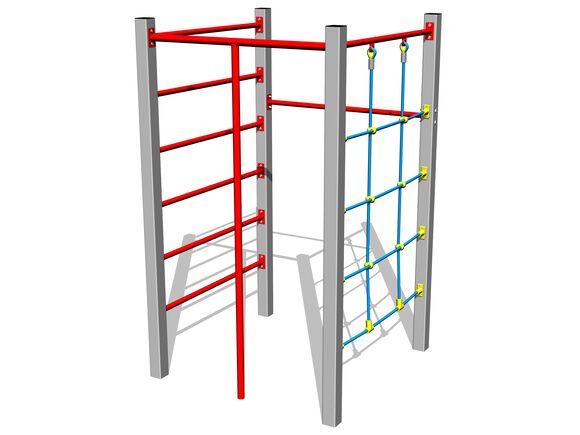Šplhacia zostava SS8408KS - strieborná