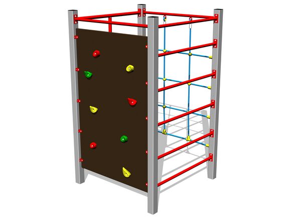 Šplhacia zostava SS8409KS - strieborná