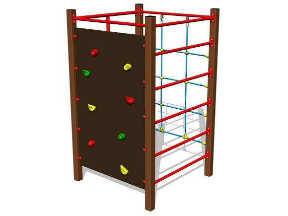 Šplhacia zostava SS8409KW - hnedá