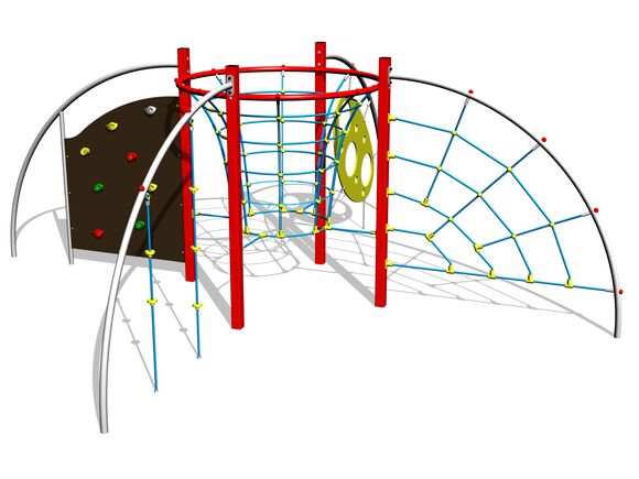 Šplhacia zostava SS8502KR - červená