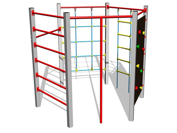 Šplhacia zostava SS8603KS - strieborný