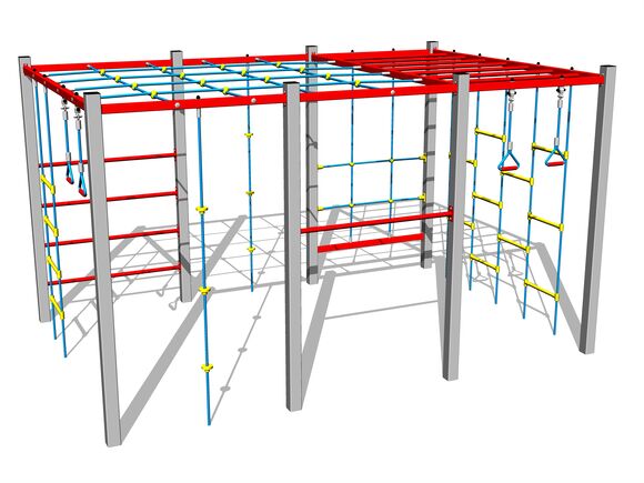 Šplhacia zostava - strieborná