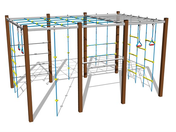 Šplhacia zostava - hnedá
