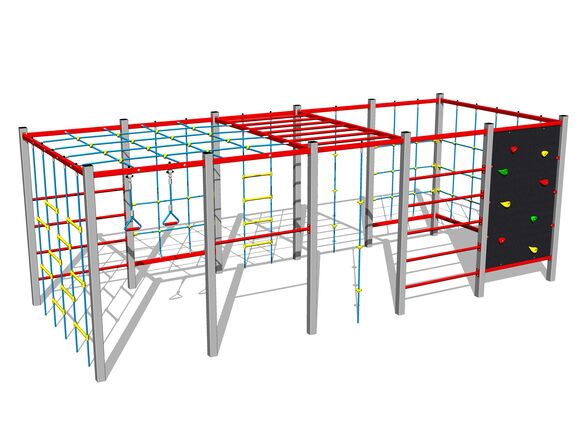 Šplhacia zostava - strieborná