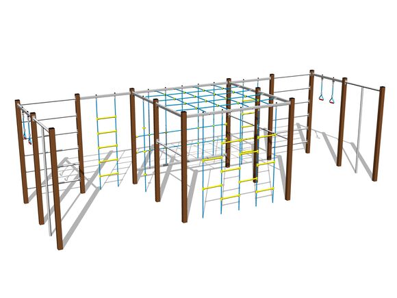 Šplhacia zostava - hnedá
