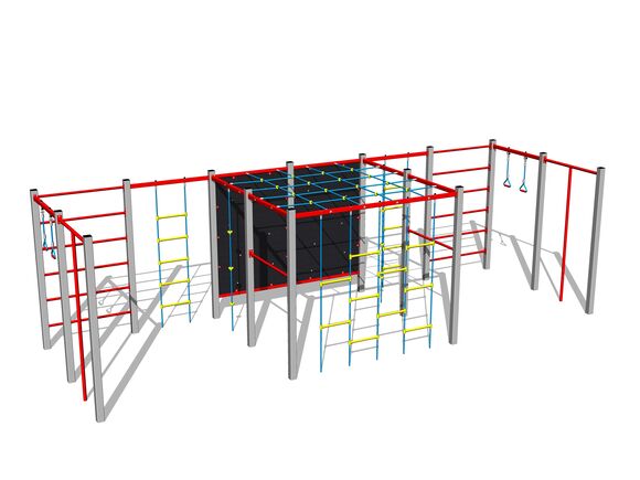 Šplhacia zostava - strieborná