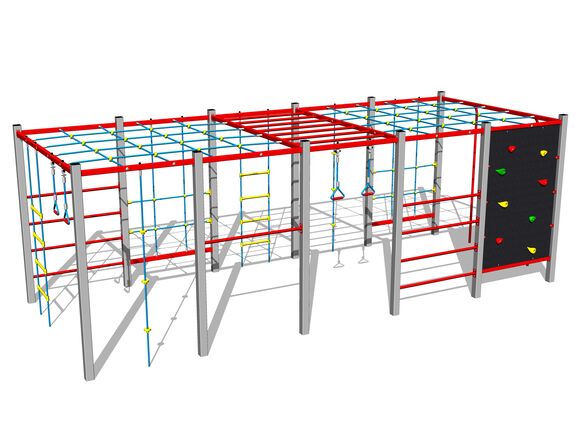 Šplhacia zostava - strieborná