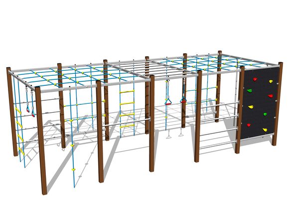 Šplhacia zostava - hnedá
