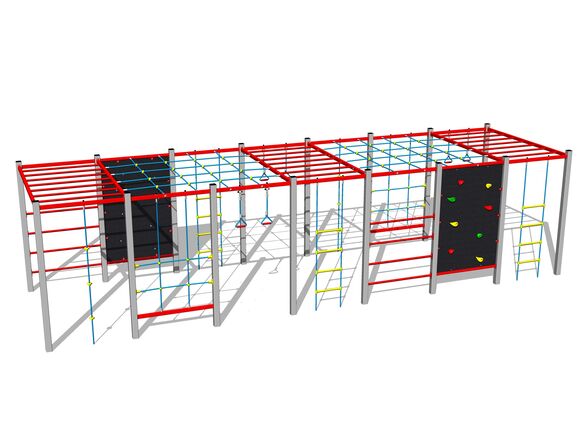 Šplhacia zostava - strieborná