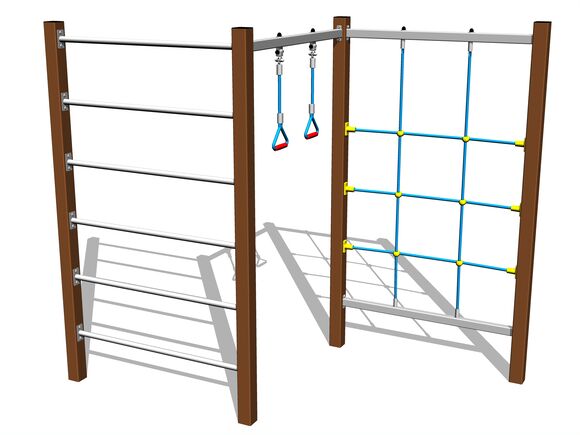 Šplhacia zostava - hnedá