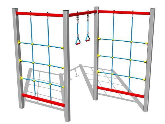Šplhacia zostava - strieborná